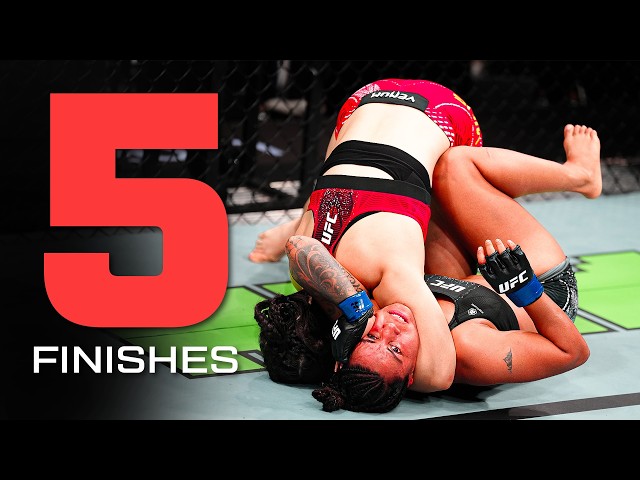 Road To UFC 5 Day 2 Finishes | Ming Shi, Batbayar, Suzuki & More