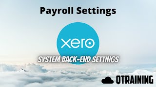 Xero | How to set up and adjust Payroll settings