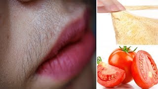 Permanent Facial Hair Removal With Tomato Peel Off Mask 100% Works