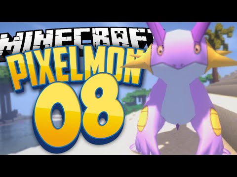 MINECRAFT PIXELMON - 08 - Shiny Swampert! - Pixelmon Mod Lets Play