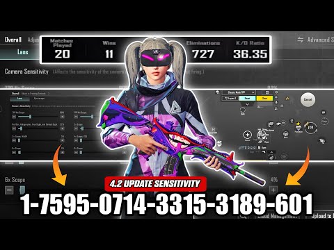 🔥"4.2 UPDATE BGMI BEST SENSITIVITY + CONTROLS + GRAPHICS SETTINGS 😱| NO RECOIL SETUP 2026"