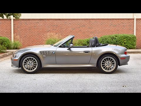 2001 BMW Z3 3.0i Roadster:  walk-around & cold start 