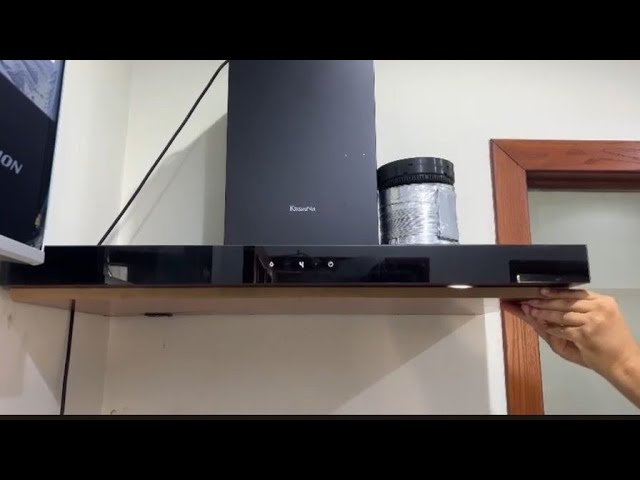 شفاط كتشن نت | KITCHEN NET حرف T لون اسود 90 سم