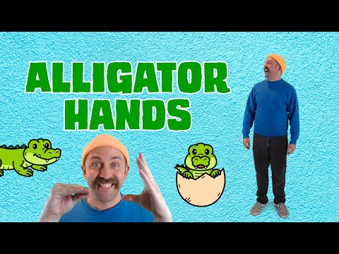 Alligator Hands 🐊 🙌 | Fun Movement Song for Preschoolers