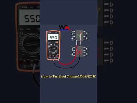 Dual Channel MOSFET IC Testing #electrical #electronic #shorts
