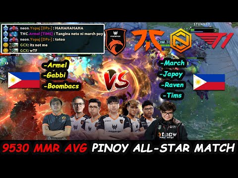PINOY DOTA ALL-STAR 2021 | 9530 MMR AVG - Armel Gabbi Boomy vs Raven Japoy March Tims Epic Gameplay