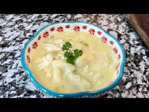 Como hacer chicken and dumplings | aprende hacer chicken and dumplings | how to make dumplings