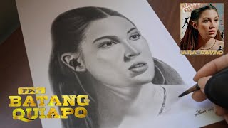 FPJ's Batang Quiapo; Drawing Ara Davao as Katherine Caballero | jesar art