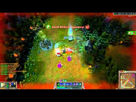 League of Legends "Master Yi" (Solo vs 5 bots)