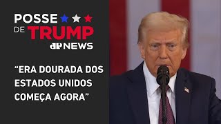 Recém-empossado, Donald Trump faz primeiro discurso do novo mandato