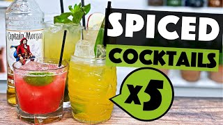 Captain Morgan Cocktails | How to make 5 EASY and TASTY Rum Cocktails