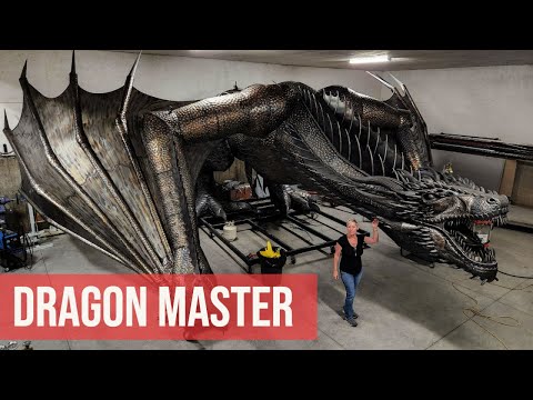 Life Size Steel Dragon Is Nearly Complete! - Fabricating Shoulders and Wings