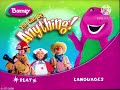 Barney You Can Be Anything 2007 DVD Menu Walkthrough