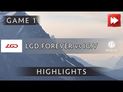 LGD.Forever Young vs iG.Vitality [Game 1] The Summit 6 Qualifiers - Dota Highlights