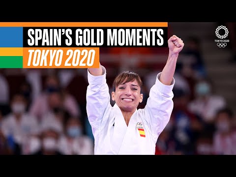 🇪🇸 🥇 Spain's gold medal moments at #Tokyo2020 | Anthems
