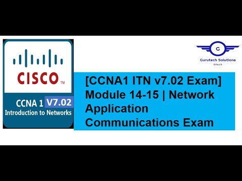 [CCNA1 v7.02 Exam] ITN Modules 14-15 | Network Application Communications Exam