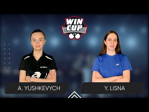 09:00 Anastasiia Yushkevich - Yaroslava Lisna 14.07.2025 WINCUP Women Professional. TABLE 1
