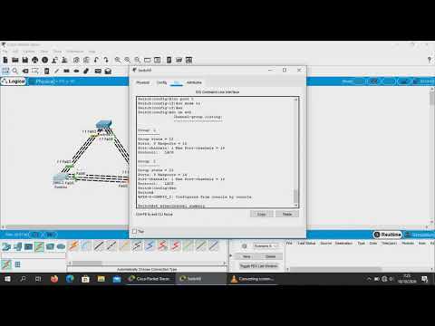 Configuration Switch STP and Etherchannel  Cisco Packet Tracer