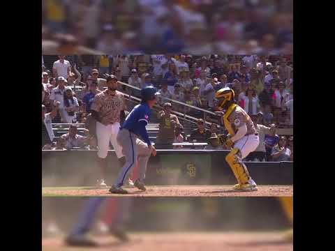 Elias Diaz showed Merrill his forbidden steps at home plate #mlb #baseball #padres #mlblb