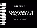 Umbrella - Rihanna (Karaoke Acoustic Piano)
