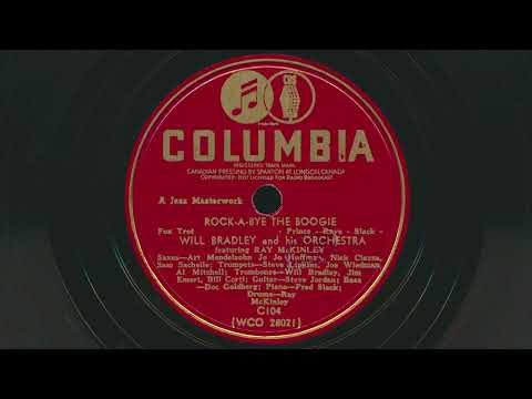 1940 WILL BRADLEY Rock-A-Bye The Boogie RAY McKINLEY drums - 78 RPM Record