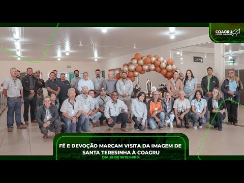 Fé e devoção marcam visita da imagem de Santa Teresinha à Coagru