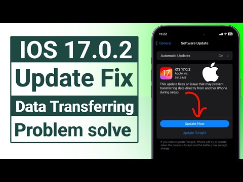 iOS 17.0.2 Update fixes transferring data directly from another iPhone