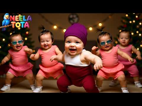 Jingle Bells Song | Baby Dance & Holiday Fun with Neela Tota Christmas Song for Kids & Toddlers