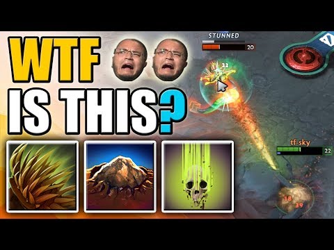 Burrow + Bristleback + Life Drain ["Pile of Dirt" vs 5 Heroes - Super Tank] Dota 2 Ability Draft
