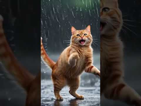 Cat dance video 🔥#ai #animals #cat