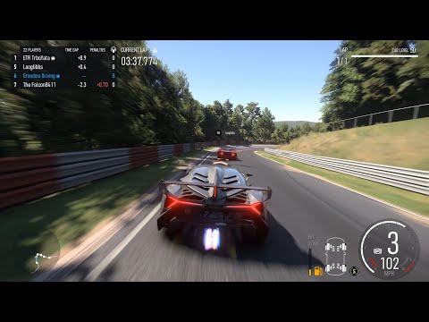 Lamborghini Veneno Revving To 9000rpm in Nürburgring R-Class (Forza Motorsport)