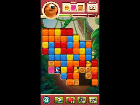 Toon Blast Level 6206 - NO BOOSTERS 🐻🐺🐱 | SKILLGAMING ✔️