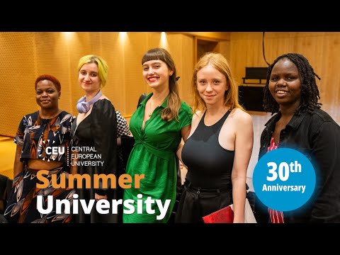 CEU Summer University – Celebrating 30 Years of Global Academic Exchange