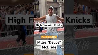 NY Knicks parade 2026 - Miles "Deuce" McBride ニューヨークニックス優勝パレード!53年ぶり