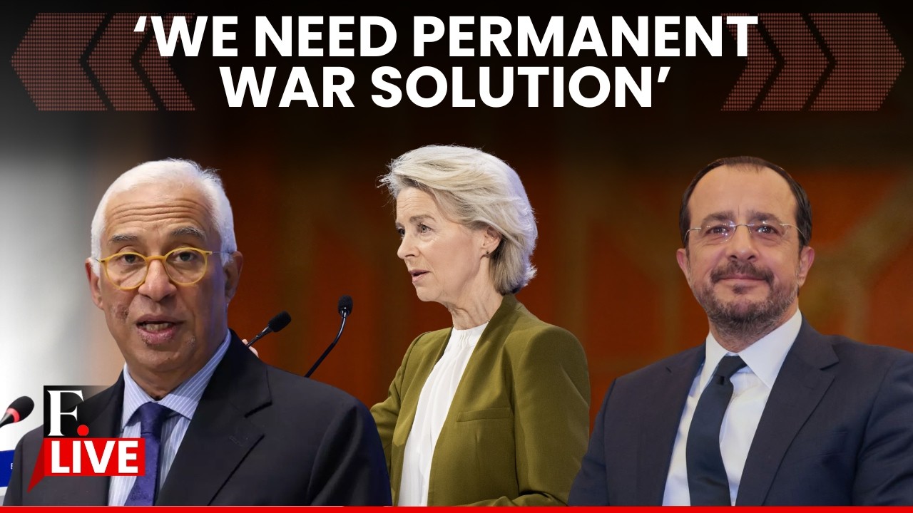 LIVE: EU Chief Costa, Ursula Von Der Leyen & Cyprus President Hold News Conference