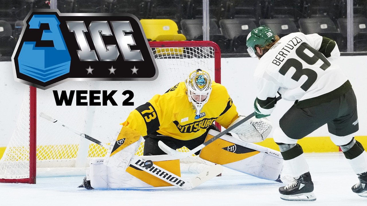 3ICE Hockey Week 2 - Pittsburgh vs. Minnesota & Iowa vs. Boston