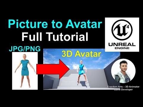 Picture to 3D Avatar - Unreal Engine 4 Tutorial - PIFuHD