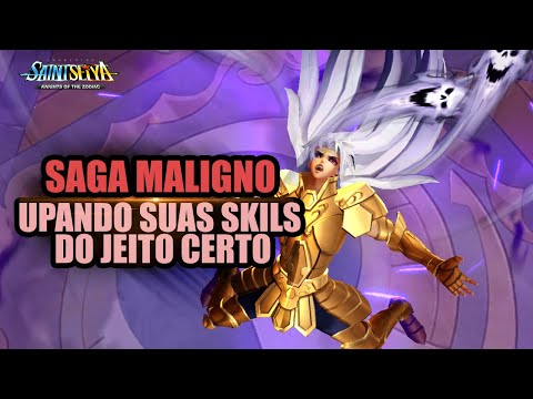 UPANDO as skils do SAGA MALIGNO - Saint Seiya Awakening