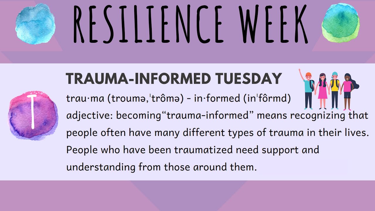 Resilience Week - Trauma-Informed Tuesday
