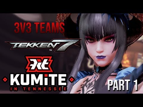 Tekken 7 3v3 Teams at KIT 2020 - Part 1 - Timestamps [1080p/60fps]
