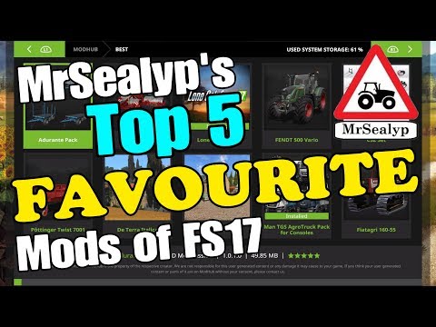 MrSealyp's Top 5 FAVOURITE Mods of FS17, Special Episode. Farming Simulator 17 PS4.