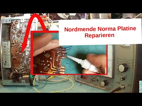 Repairing the ratio filter board - Nordmende Norma Luxus Part 8