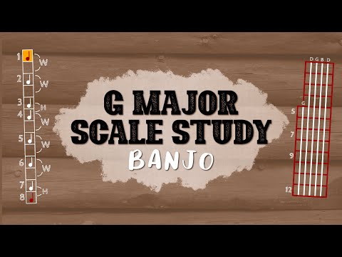 G-Dur-Tonleiter-Studie für Banjo!