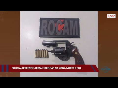 Polícia apreende arma e drogas na zona norte e sul 23 11 2021