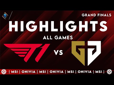 T1 vs GEN - Grand Finals Highlights — ALL GAMES — MSI 2025  - T1 vs Gen.G by Onivia