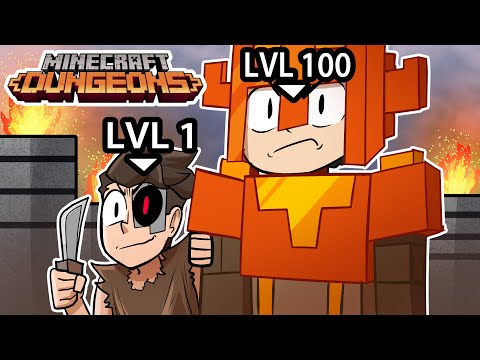 What if you bring a level 1 in Minecraft Dungeons to the final boss on apocalypse mode?