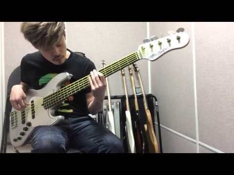 ALLEVA COPPOLO  LG5 BASS SOLO with DR NEON STRING