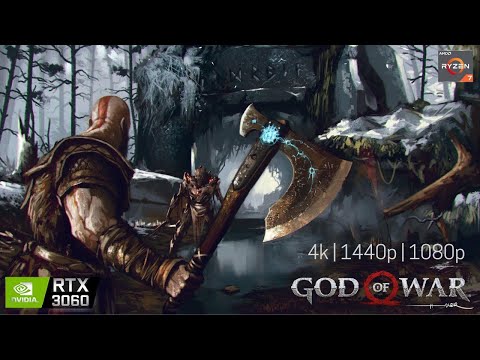 God of War | 4k | 1440p | 1080p Test | HP Omen 15 | RTX 3060 + 5800H