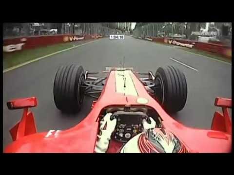 F1 2007 Kimi Raikkönen onboard at Australia (FP2) [PURE SOUND]