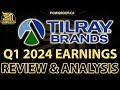 Tilray Brands Q1 2024 Earnings Review & Analysis